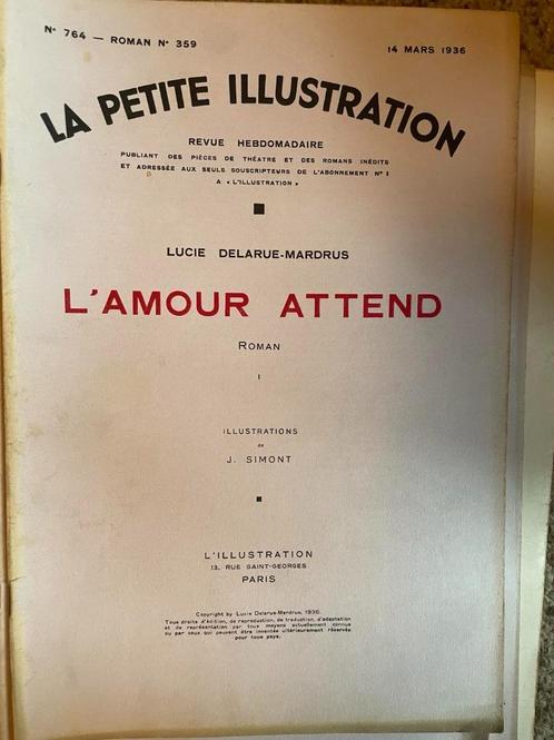 La Petite Illustration 1936 - lot de 19 revues, Antiquités & Art, Antiquités | Livres & Manuscrits, Enlèvement ou Envoi