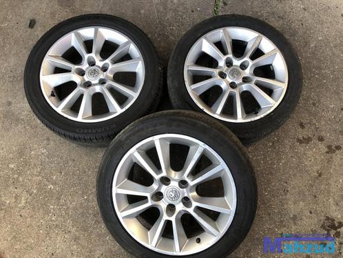 Opel sport velgen 5x110 225 45 17 inch, Auto-onderdelen, Banden en Velgen, Band(en), Gebruikt