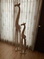 Houten giraffen, Ophalen, Zo goed als nieuw, Dier