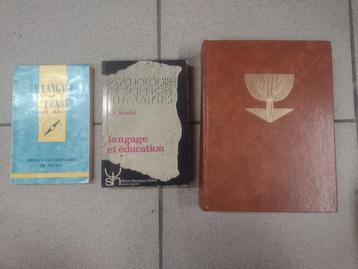 Lot de livres le langage (+ pensée + éducation) beschikbaar voor biedingen