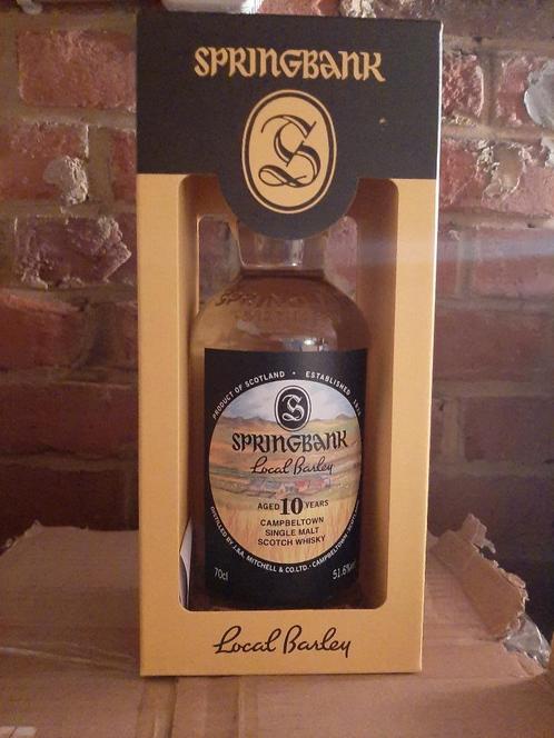 Whisky Springbank 10 ans Locale Barley 52,6,%, Collections, Vins, Neuf, Autres types, Pleine, Enlèvement ou Envoi