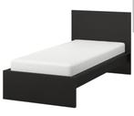 Bed 200x90 MALM Ikea zwart, Huis en Inrichting, Slaapkamer | Bedden, Ophalen, Eenpersoons, Zwart, Zo goed als nieuw