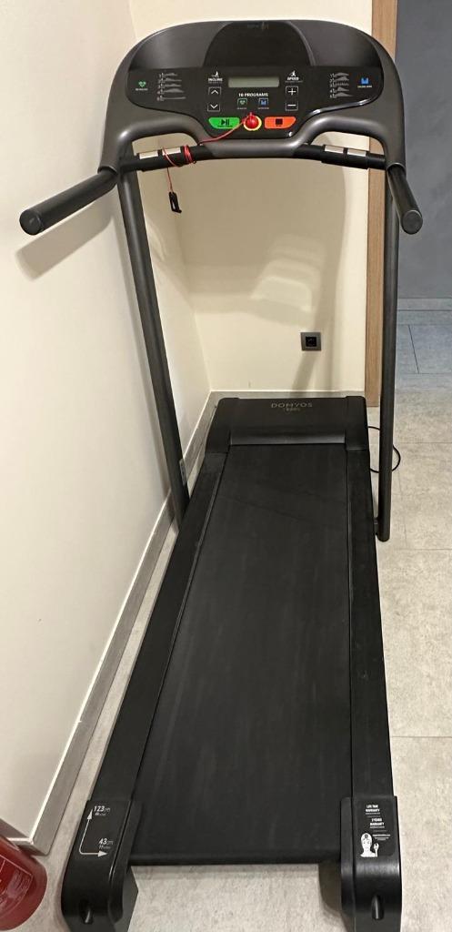 Loopband Damyos T520B - Zo goed als nieuw!, Sport en Fitness, Fitnessapparatuur, Zo goed als nieuw, Loopband, Metaal, Ophalen