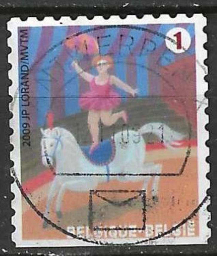 Belgie 2009 - Yvert 3918 /OBP 3937 - Het circus (ST), Postzegels en Munten, Postzegels | Europa | België, Gestempeld, Gestempeld