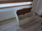 Ted & Lily speelgoedbox/klein bankje. wit/chocoladebeige, Ophalen, Gebruikt