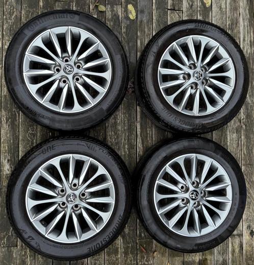 jantes alu + pneus été 205/60R16, Auto-onderdelen, Banden en Velgen, Band(en), Zomerbanden, Gebruikt, Ophalen