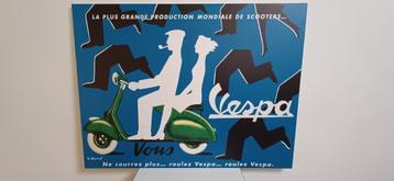 Vespa reclamebord beschikbaar voor biedingen