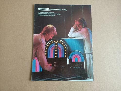 Folder: Seeburg Mardi-gras/ STD4 (1977) jukebox, Verzamelen, Automaten | Jukeboxen, Seeburg, Ophalen of Verzenden