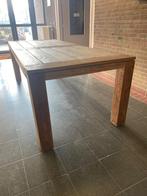 Massief eiken tafel in goede staat, Ophalen, Gebruikt