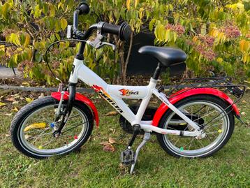 Kinderfiets Norta 16 inch - met terugtraprem en voorrem beschikbaar voor biedingen