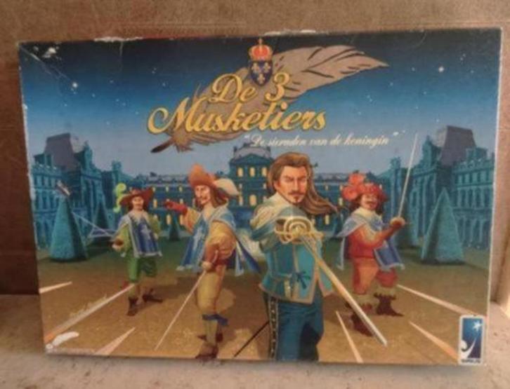 De drie musketiers, de sieraden van de koningin. Bordspel, Hobby en Vrije tijd, Gezelschapsspellen | Bordspellen, Gebruikt, Een of twee spelers