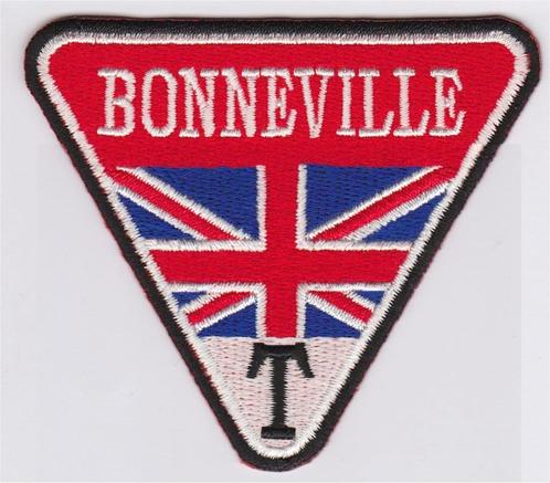 Triumph Bonneville stoffen opstrijk patch embleem #20, Motoren, Accessoires | Overige, Nieuw, Verzenden