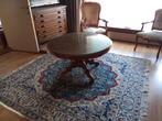 Salontafel met glas, Huis en Inrichting, Tafels | Salontafels, Ophalen, Gebruikt, Rond, Glas