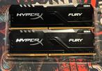 DDR4 HyperX Fury RGB, 16 Go (2 x 8 Go), 3000 MHz, CAS 15, Informatique & Logiciels, Mémoire RAM, Enlèvement ou Envoi, DDR4, Comme neuf