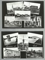 4 x POSTKAART GEEL  -  Groeten & Aandenken - zie scan's, Verzamelen, Postkaarten | België, Verzenden, 1960 tot 1980, Ongelopen