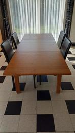 Table extensible salle à manger+ 4 chaise, Maison & Meubles, Comme neuf, Enlèvement ou Envoi
