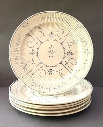 ️✔️Royal Boch Copenhague "6 Assiettes 31cm", Envoi