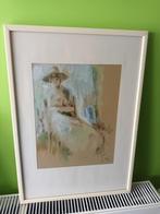 Dame met hoed, Ophalen of Verzenden