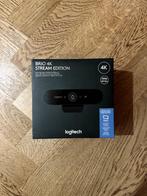 Unused Logitech Brio Stream Edition 4K Full HD & Case, Bedraad, Nieuw, Ophalen of Verzenden, Microfoon