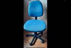 Bureaustoel blauw, Ophalen, Gebruikt, Blauw, Bureaustoel