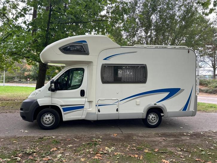 mobilhome fiat cristall 511, Caravans en Kamperen, Mobilhomes, Particulier, tot en met 4, Alkoof, Fiat, Fiat, Diesel, Handgeschakeld