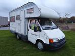 Ford mobilvetta skipper 55 camper 1994, Caravans en Kamperen, Mobilhomes, Alkoof, Koelkast, Ford, Fietsendrager
