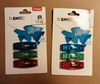 Lot de 2 Pack de 3 clés USB 2.0 Emtec 8GB, Nieuw, Ophalen of Verzenden, Emtec, 8 GB