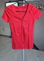 C&A : nieuw framboos roze t-shirt diepe hals mt XS, Nieuw, Ophalen of Verzenden, Korte mouw, Roze
