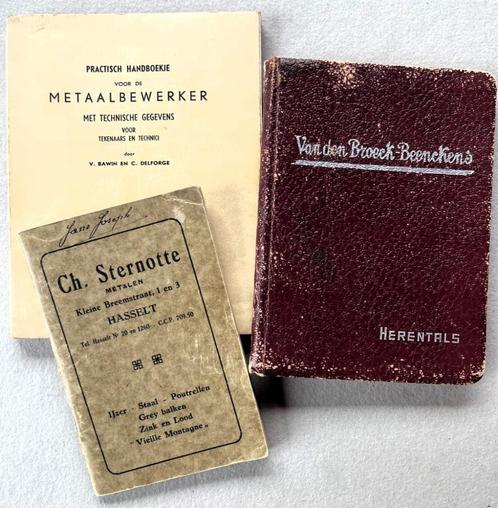 Metaalhandel Hasselt en Herentals + handb. metaalbewerking, Boeken, Techniek, Ophalen of Verzenden