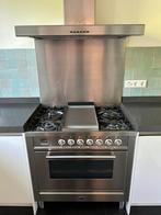 BORETTI  elektrisch fornuis met oven, Elektrisch, 5 kookzones of meer, Grill, 85 tot 90 cm