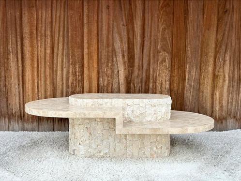 Salontafel | Mactanstone | Ovaal, Antiek en Kunst, Antiek | Meubels | Tafels, Ophalen