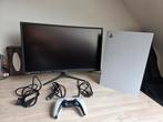 PS5 en controler met MSI monitor zoals nieuw, Ophalen of Verzenden, Zo goed als nieuw