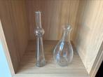 Twee kleine vaasjes, Ophalen, Gebruikt, Overige kleuren, Glas