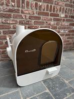 Kattenbak Pawhut wit voor katten tot max 5kg in goede staat, Ophalen, Zo goed als nieuw, Gesloten
