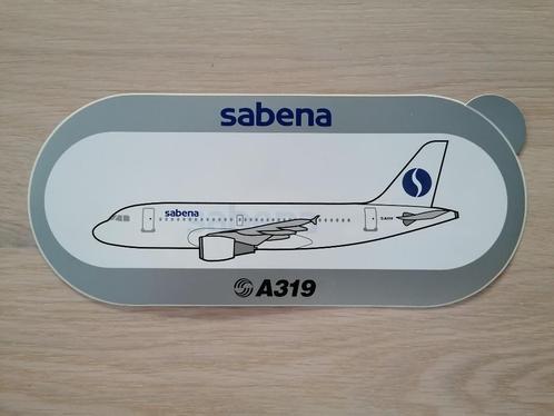 Sabena Sticker #014 Airbus A319, Verzamelen, Sabenasouvenirs, Nieuw, Ophalen of Verzenden