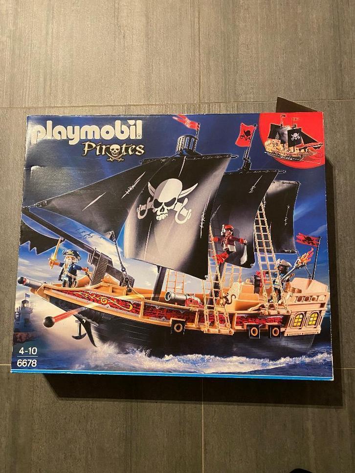 Playmobil piratenboot 6678, Kinderen en Baby's, Speelgoed | Playmobil, Zo goed als nieuw, Complete set, Ophalen