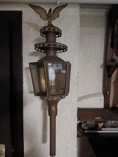 Vintage buitenlamp met adelaar, Antiek en Kunst, Antiek | Verlichting, Ophalen
