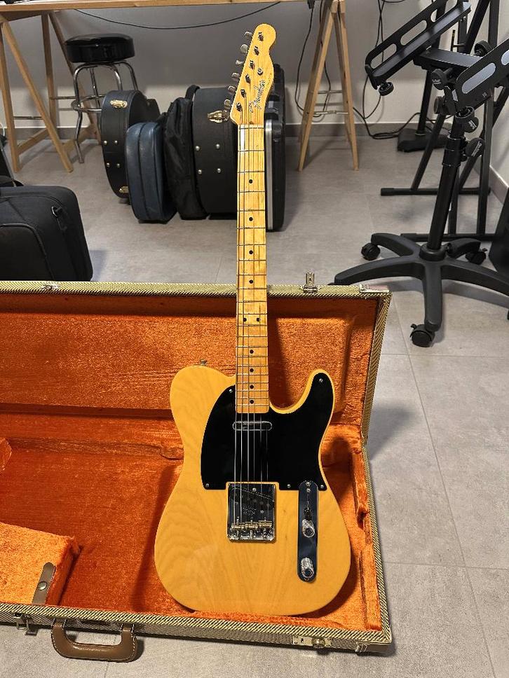 Fender American Vintage 52 Telecaster Butterscotch Blonde, Muziek en Instrumenten, Snaarinstrumenten | Gitaren | Elektrisch, Zo goed als nieuw
