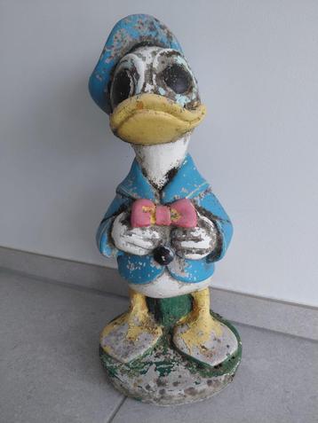Vintage tuinornament - garden statue Donald Duck in beton beschikbaar voor biedingen
