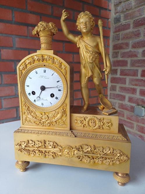 Antieke klok Jean Bapiste Hanset Belgian School, Antiek en Kunst, Antiek | Klokken, Ophalen