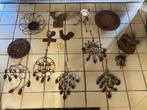 Lot vintage oude gietijzeren tuinornamenten, alles 35 euro, Antiek en Kunst, Ophalen of Verzenden