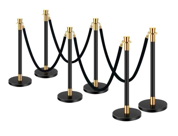 Afzet palen, Barrière met Fluwelen touwen      µ0a, Hobby & Loisirs créatifs, Articles de fête | Location, Enlèvement ou Envoi