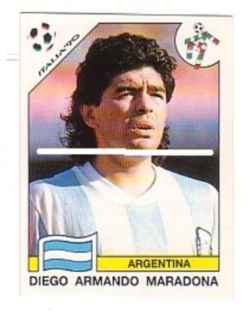Panini / Italia ' 90 / Argentina - Diego Maradona