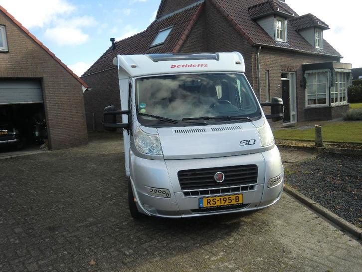 Dehtleffs camper, Caravans en Kamperen, Mobilhomes, Particulier, Half-integraal, Dethleffs, Fiat, Diesel, Handgeschakeld, Ringverwarming