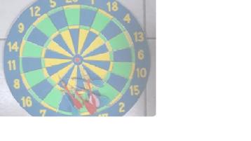 Dartbord met pijltjes, Enlèvement ou Envoi, Utilisé, Cible de fléchettes