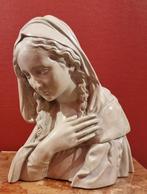 Maria Borstbeeld in Terracotta , gesigneerd., Ophalen of Verzenden