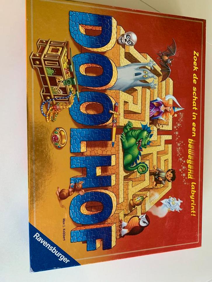 Doolhof - Ravensburger, Hobby en Vrije tijd, Gezelschapsspellen | Bordspellen, Zo goed als nieuw, Ophalen