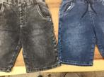 Bermuda in jeans - grijs of blauw 158 164, Ophalen of Verzenden, Gebruikt, Jongen of Meisje