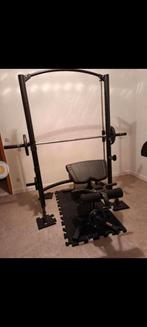 Full Smith machine (met of zonder bank), Sport en Fitness, Ophalen, Zo goed als nieuw