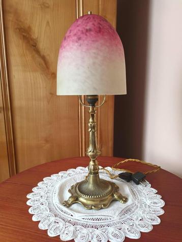 Vintage Art Deco/Art Nouveau lamp gesigneerd Schneider